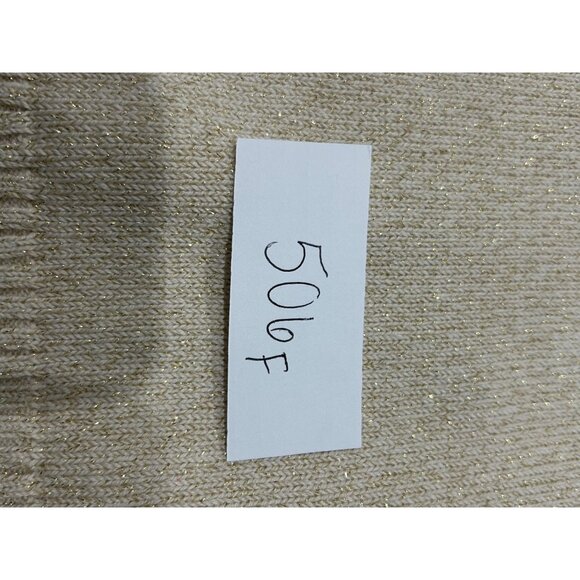 Charter Club Womens Beige Sweater V Neck Decorative Metal Closures Sz Medium - Picture 8 of 9